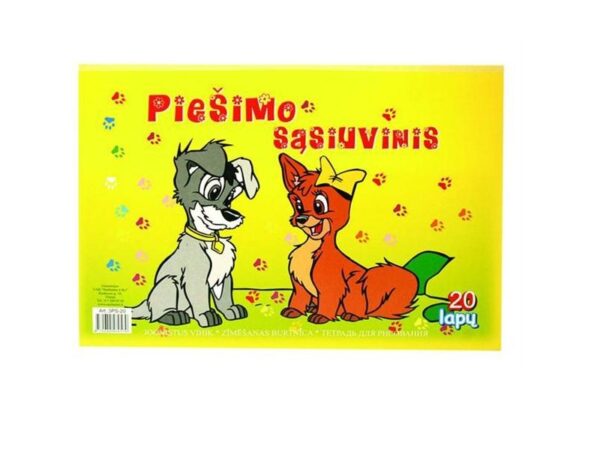Piešimo sąsiuvinis A3 20 lapų 120g  3PS-20