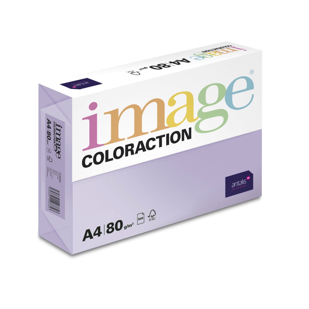 Spalvotas biuro popierius Image Coloraction Tundra A4 80g 500l. 1619251