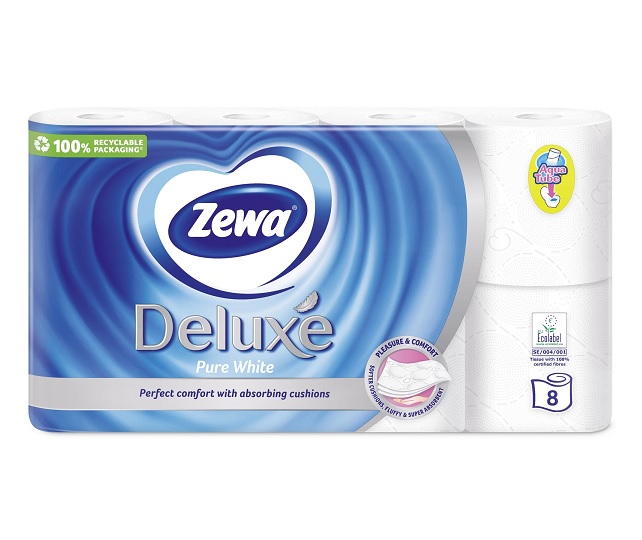 Tualetinis popierius 3 sluoksnių "Deluxe" 8 vnt. Zewa 31334