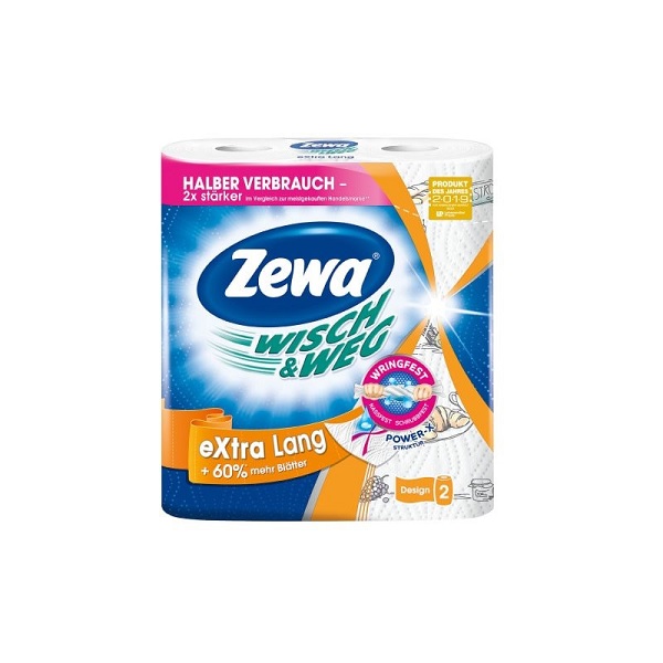 Popieriniai rankšluosčiai "Wish&Weg" 2 vnt. dekoruoti Zewa 97311