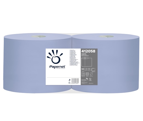 Ruloninis popierius pramonei 360m mėlynas Papernet 412058
