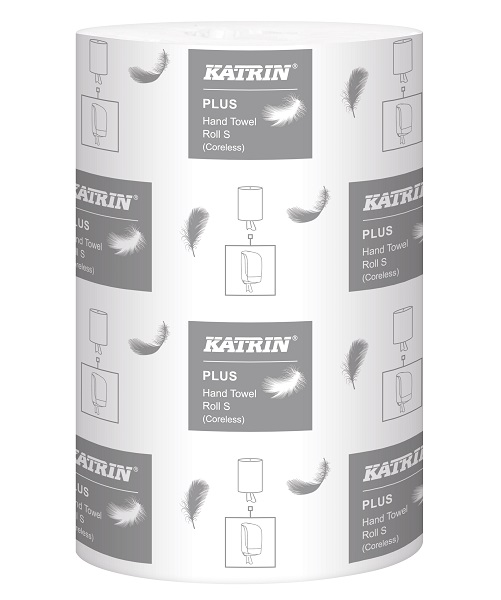 Popierinis rankšluostis Plus Roll S2 baltas Katrin 2634