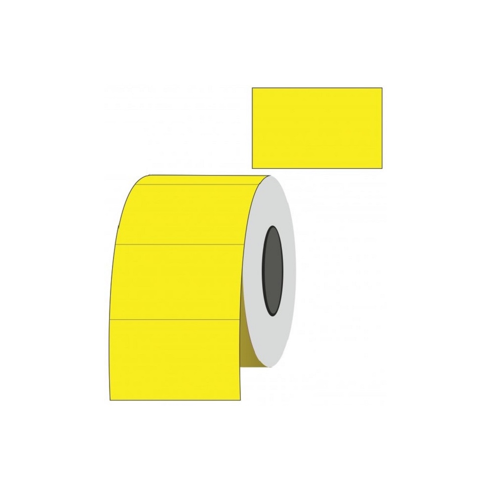 Lipnios kainų etiketės 26 x 16 mm spalvotos stačiakampės - Image 2