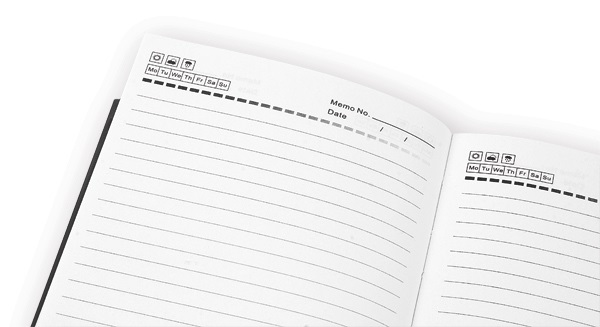 Darbo knyga A5 be kalendoriaus mėlyna Forpus 42402 - Image 2