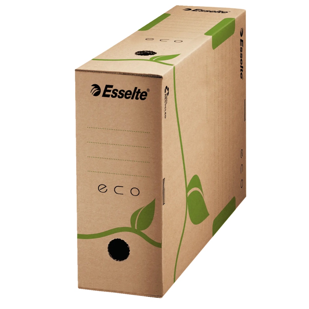 Archyvavimo dėžė Eco FSC® A4 100 mm ruda Esselte 623917 - Image 2