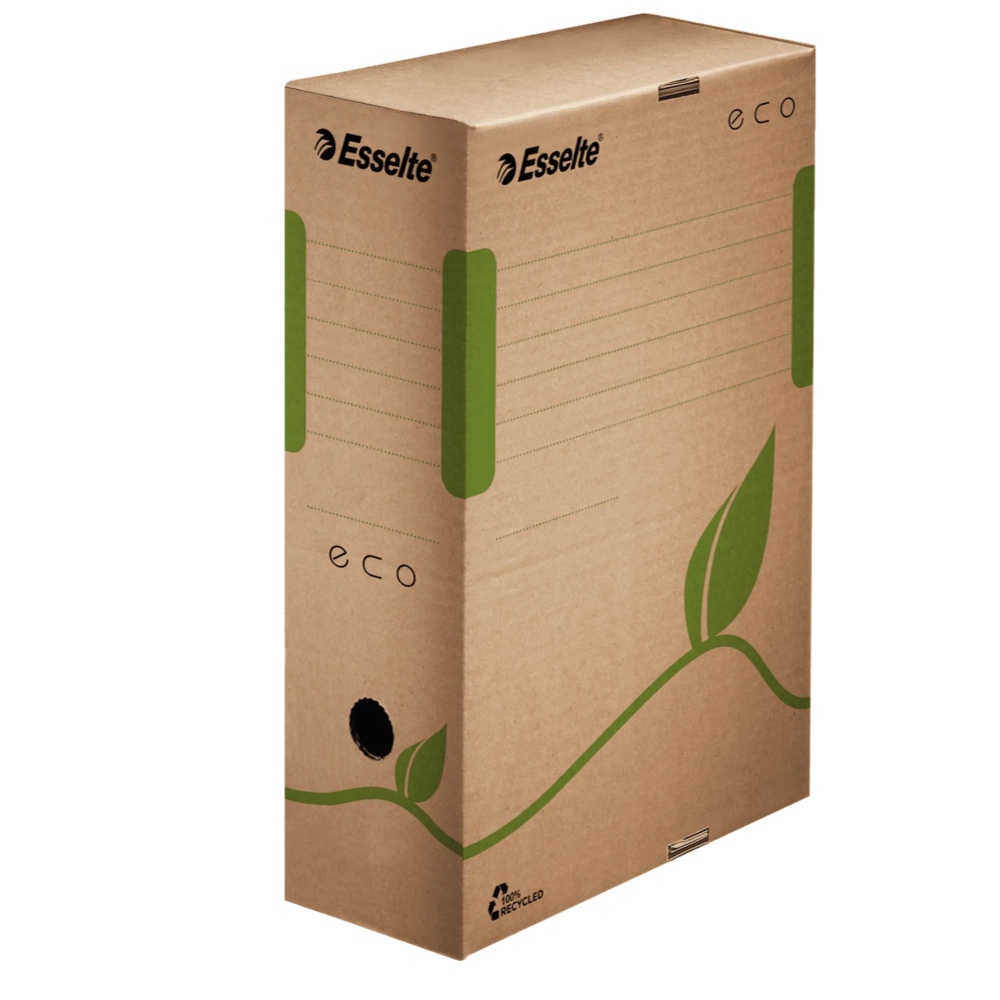 Archyvavimo dėžė Eco FSC® A4 100 mm ruda Esselte 623917