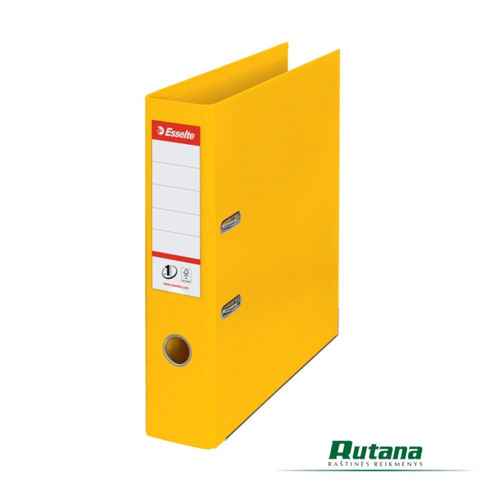 Standartinis segtuvas No.1 Power A4 75mm geltonas 811310 Esselte