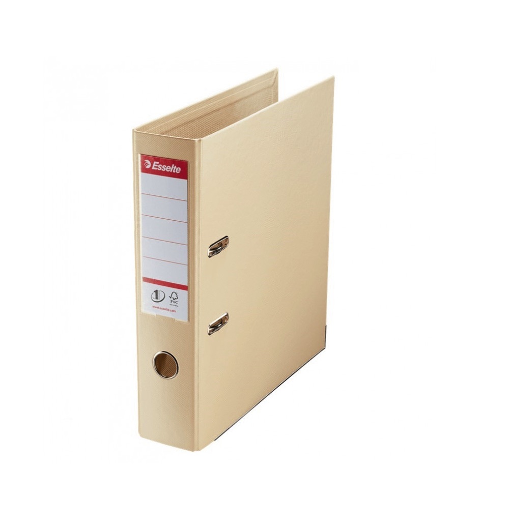 Standartinis segtuvas No.1 Power A4 75mm kreminės sp. 218630 Esselte