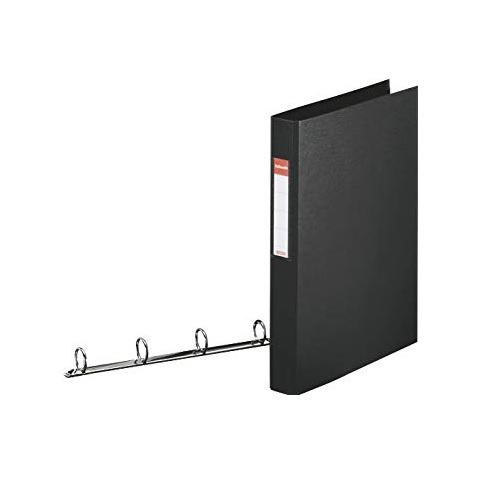 Segtuvas su 4 žiedais A4 35 mm juodas Esselte Vivida 14462