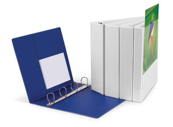 Segtuvas prezentacinis su 4D žiedais A4 25 mm baltas Forpus 20060