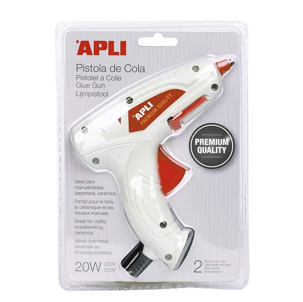 Karštų klijų pistoletas 7.5mm su 2 klijų lazdelėmis Apli 16668