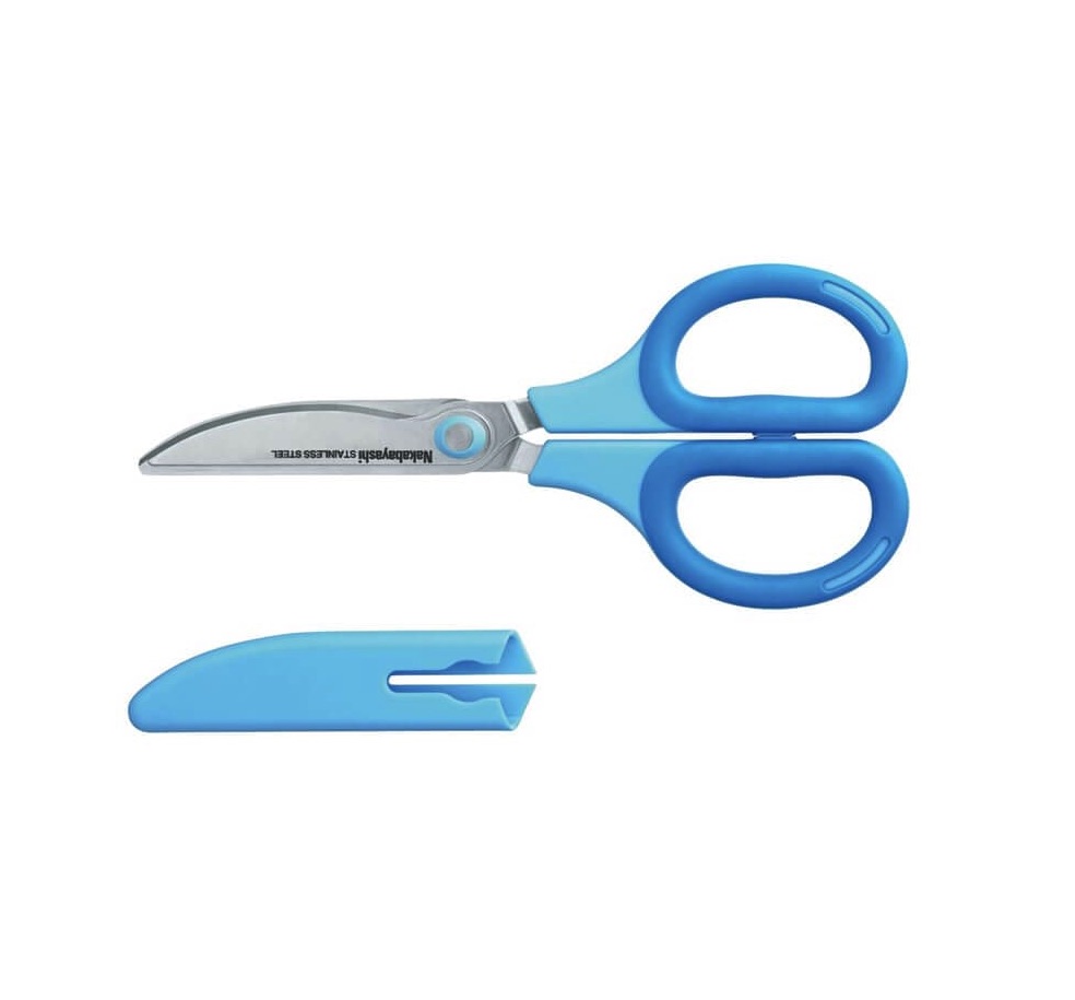 Žirklės su įdėklu 17.5 cm SAKUtto Cut melsvos sp. Nakabayashi NH-HS175B