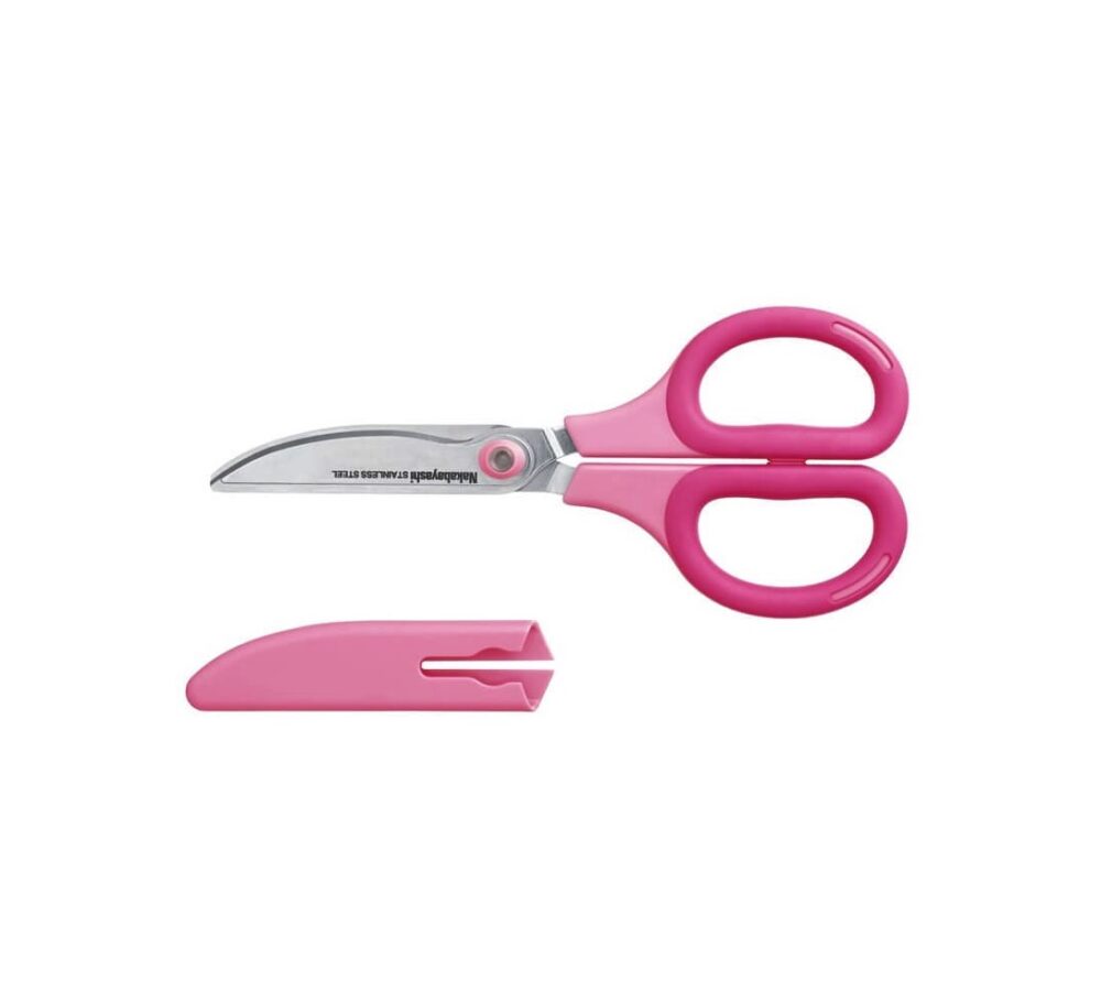 Žirklės su įdėklu 17.5 cm SAKUtto Cut rausvos sp. Nakabayashi NH-HS175P