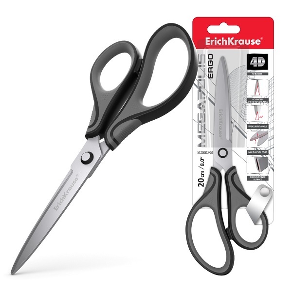 Žirklės Megapolis Ergo 20 cm ErichKrause 48163