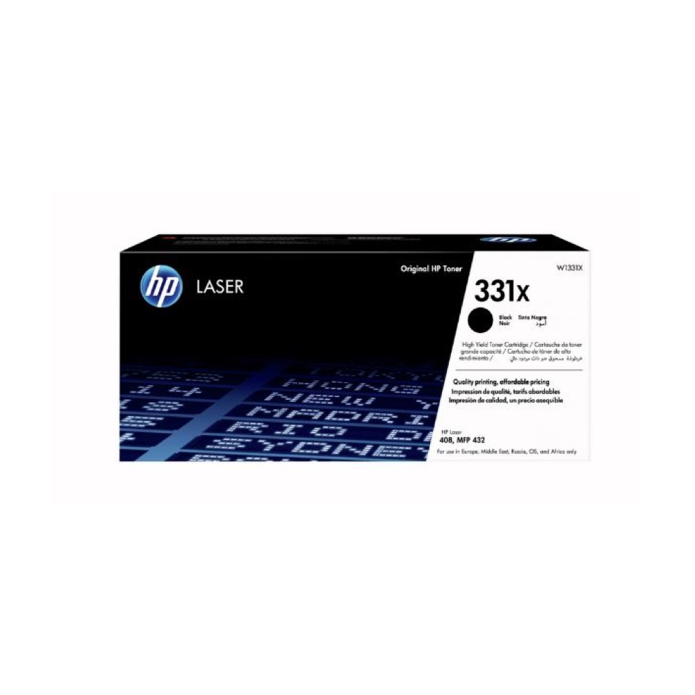 Kasetė lazeriniam spausdintuvui W1331X (331X) juoda Hewlett-Packard