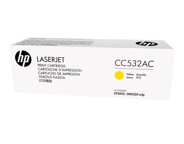 Kasetė lazeriniam spausdintuvui CC532AC geltona Hewlett-Packard