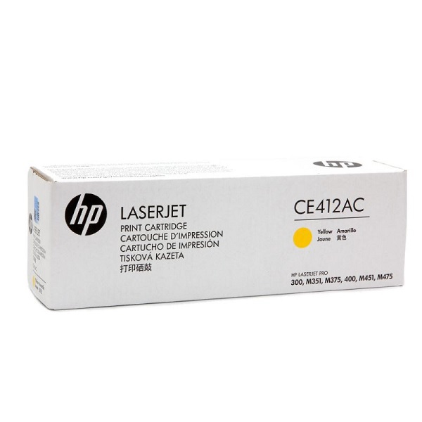 Kasetė lazeriniam spausdintuvui CE412AC geltona Hewlett-Packard