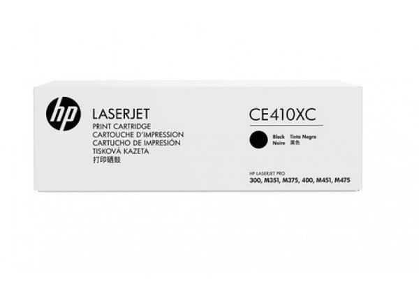 Kasetė lazeriniam spausdintuvui CE410XC juoda Hewlett-Packard