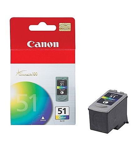 Kasetė rašaliniam spausdintuvui CL-51 trispalvė Canon