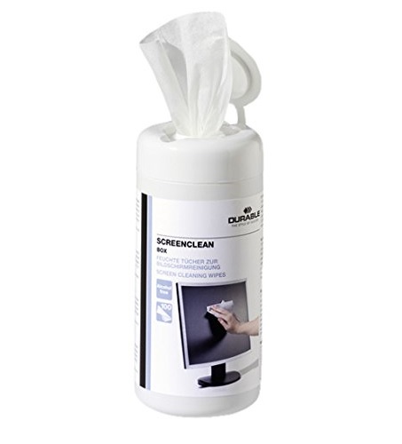 Drėgnos servetėlės ekranams Screenclean 100 vnt. Durable 573602
