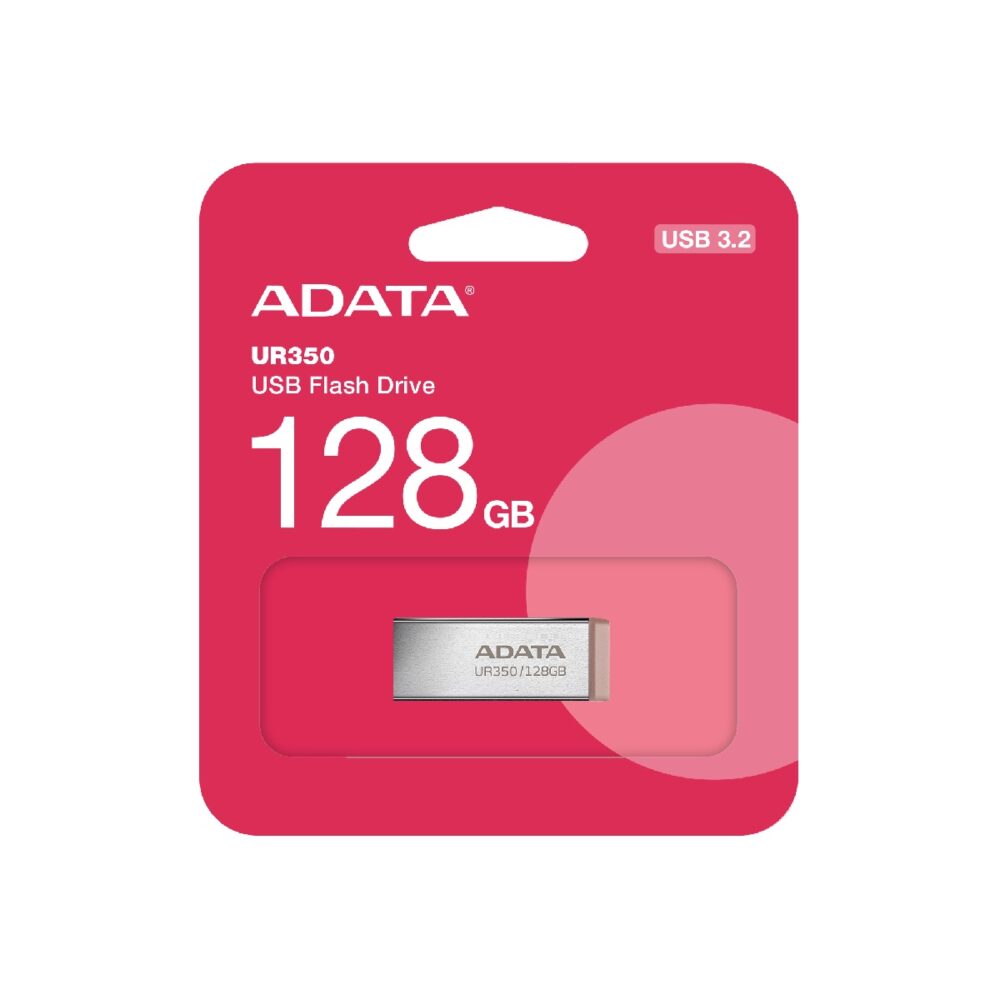 USB laikmena 128GB UR350 USB3.2 rudas Adata - Image 2