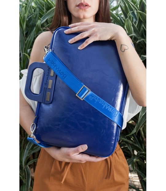 Nešiojamo kompiuterio krepšys Evolution 15.6' mėlynas Bombata E00828-18 - Image 2