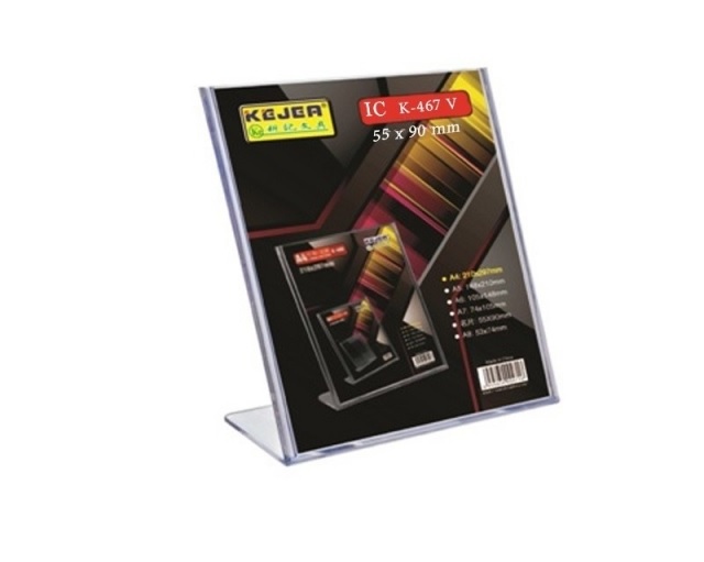 Informacinis stovas 55 x 90mm "L" formos K - 467V