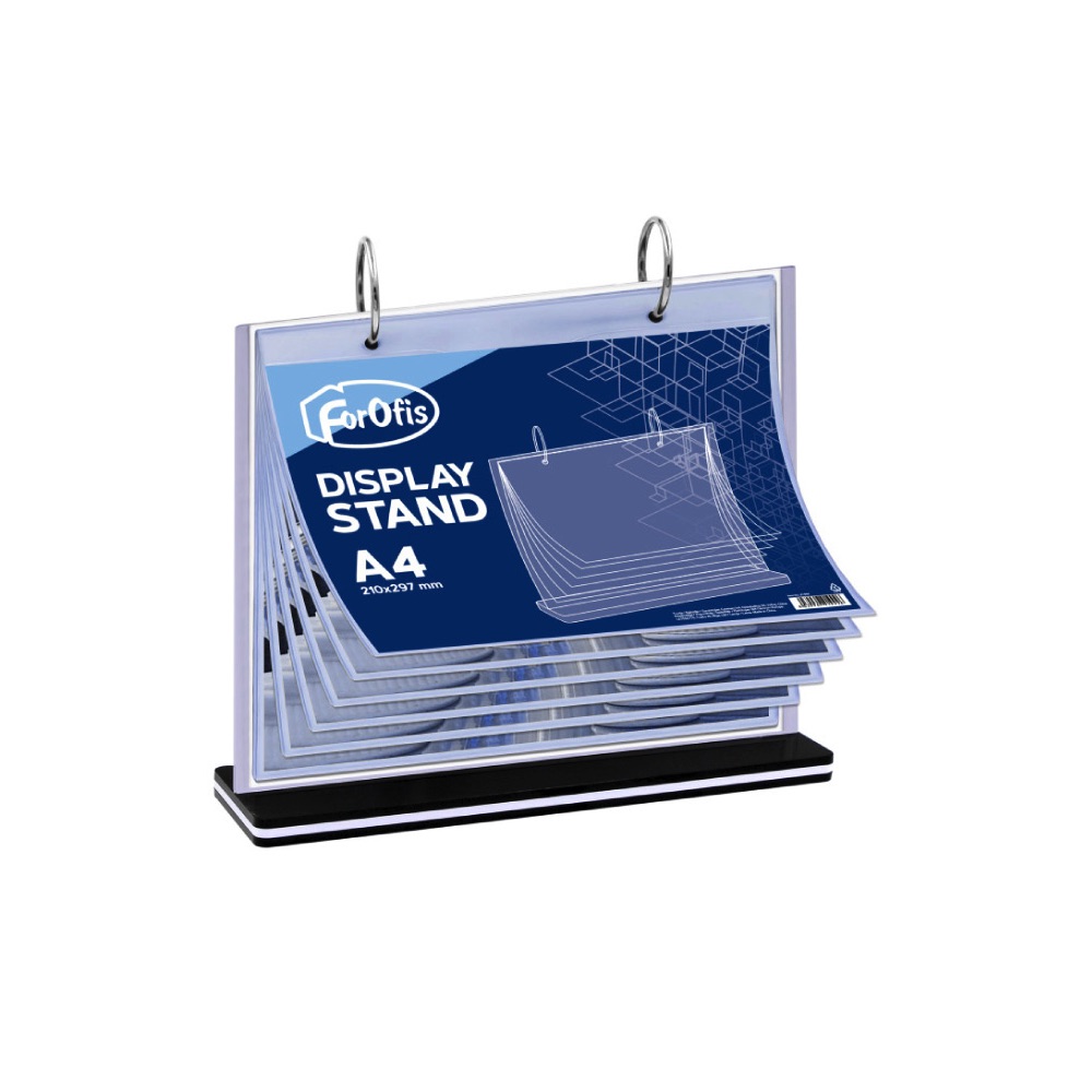 Reklaminis stovas A4 su 6 vnt. įmautėmis horizotalus Forofis 91999