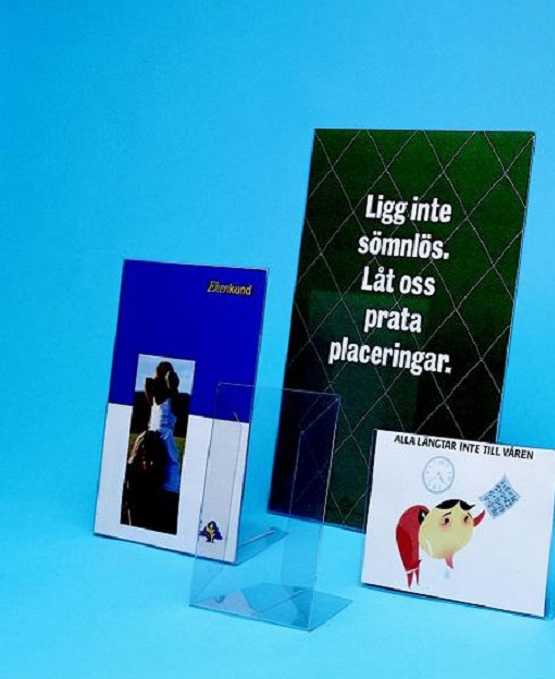 Informacinis laikiklis A4 "L" formos