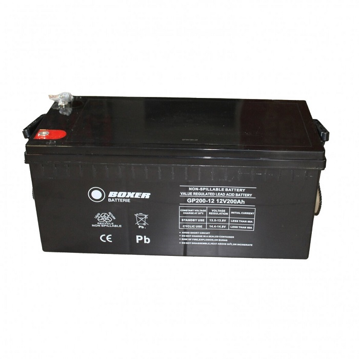 Akumuliatorius industrinis 12V 200 Ah VRLA AGM Boxer