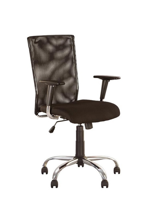 Biuro kėdė Evolution R SL CHR68 juoda Nowy Styl