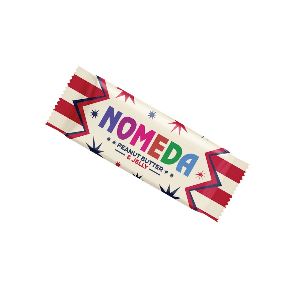 Saldainiai "Nomeda Peanut Butter&Jelly" 1kg Vilniaus Pergalė