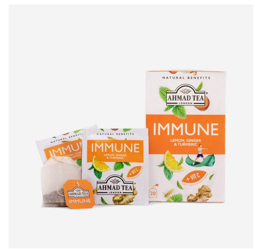 Arbata vaisių ir žolelių "Immune" 20 vnt. Ahmad Tea 2034 - Image 2