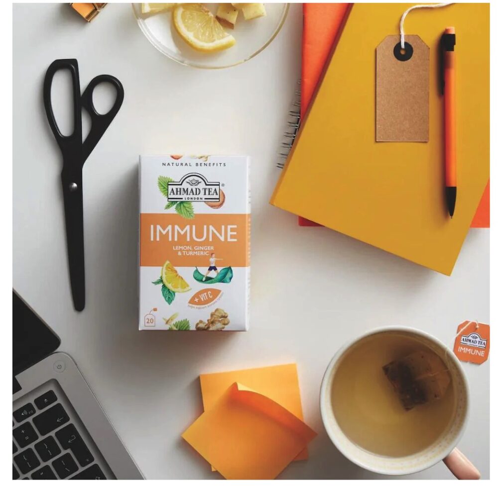 Arbata vaisių ir žolelių "Immune" 20 vnt. Ahmad Tea 2034 - Image 3