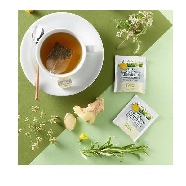 Arbata žolelių "Detox" 20 vnt. Ahmad Tea 01366 - Image 2