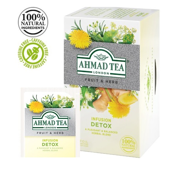 Arbata žolelių "Detox" 20 vnt. Ahmad Tea 01366