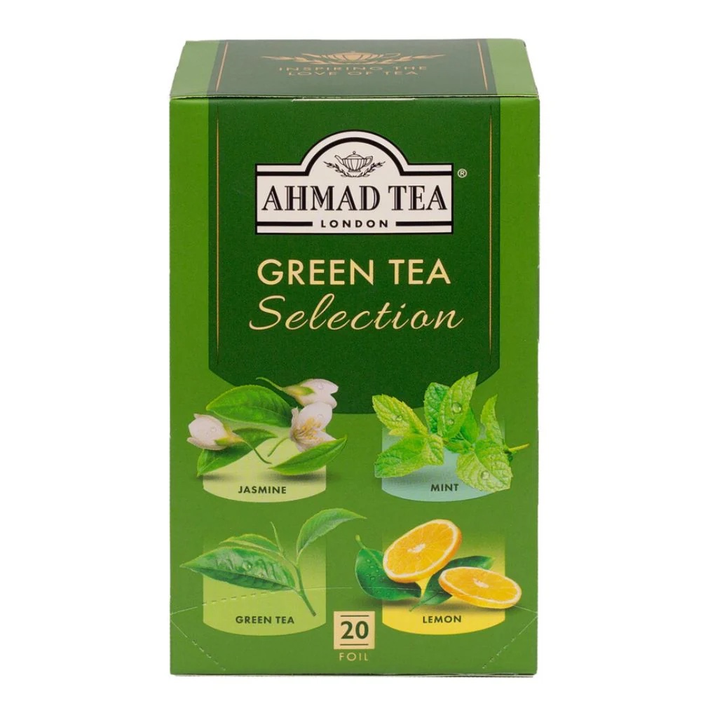 Arbata žalioji "Green Tea Selection" 20 vnt. Ahmad Tea 397