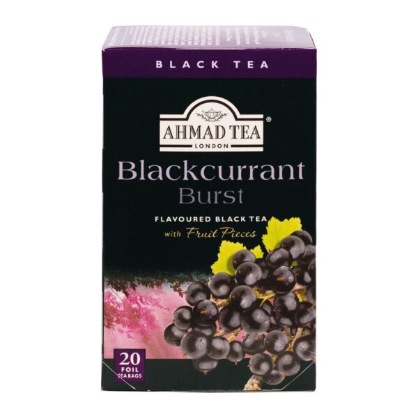 Arbata juodoji "Blackcurrant Burst" 20 vnt. Ahmad Tea 710
