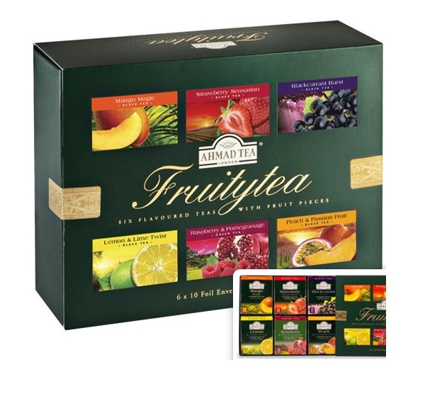 Vaisinių arbatų rinkinys "Fruitytea" 60 vnt. Ahmad Tea 1272
