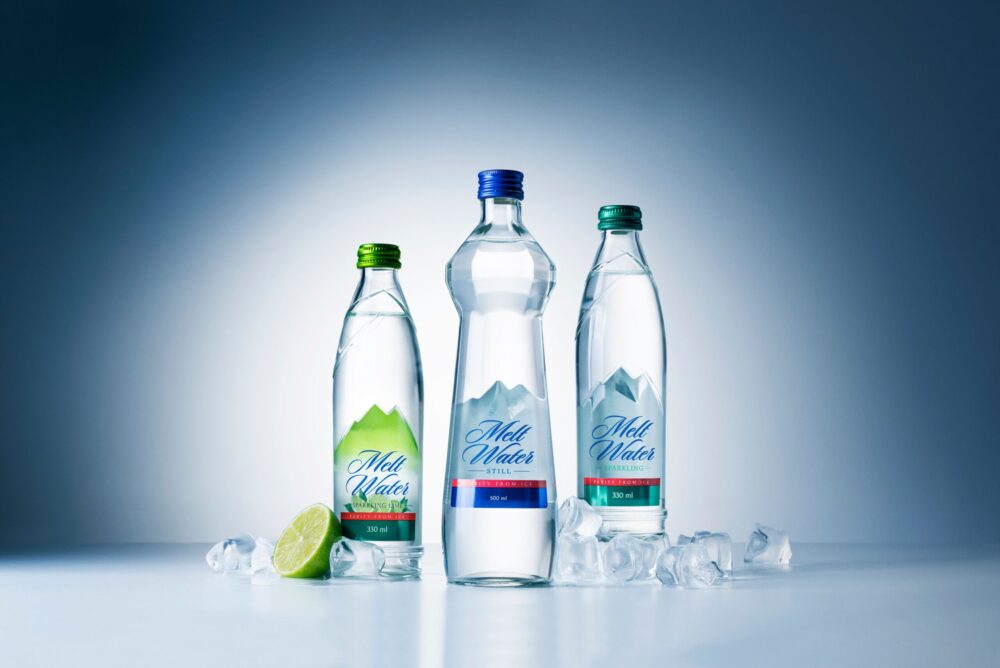 Natūralus vanduo "Melt Water" 500 ml negazuotas stikliniame butelyje - Image 2