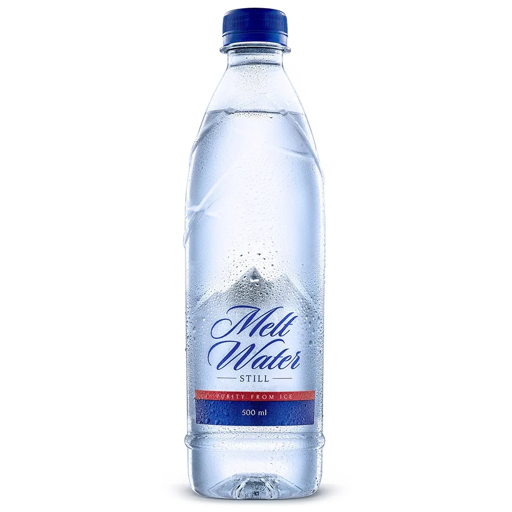 Natūralus vanduo "Melt Water" 500 ml negazuotas plastikiniame butelyje