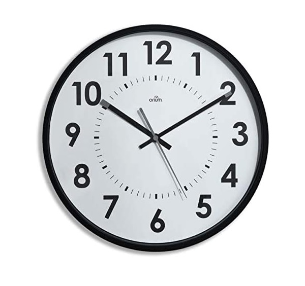 Laikrodis sieninis Abylis Ø30cm juodas Orium 11244