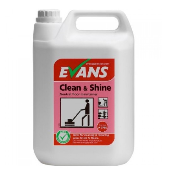 Grindų ploviklis "Clean&Shine" 5000 ml Evans A078EEV
