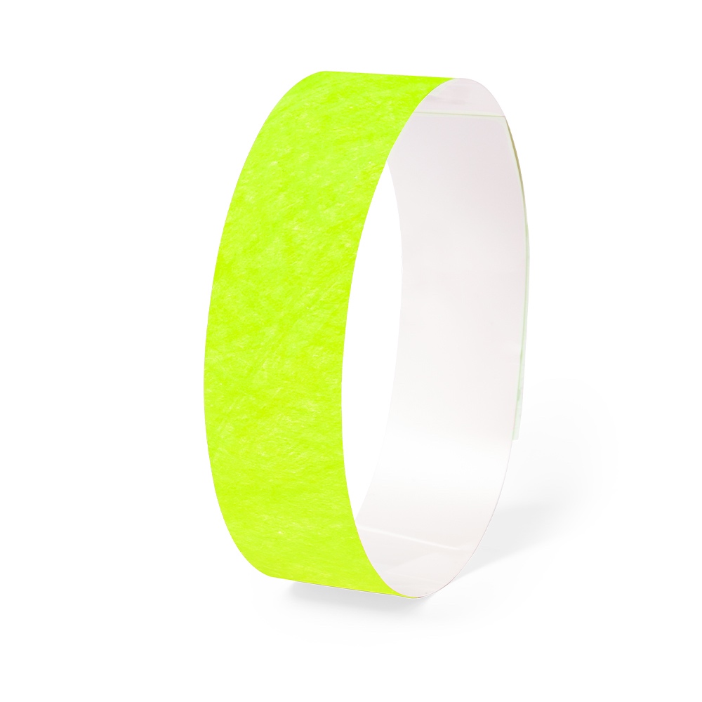 Identifikacinė lipni popierinė juostelė "Events" 1vnt. neoninė geltona MKTO 3841