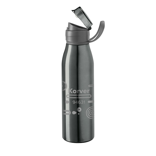 Gertuvė sportui 650ml "Korver" pilkas metalikas HD 94631-147 - Image 2