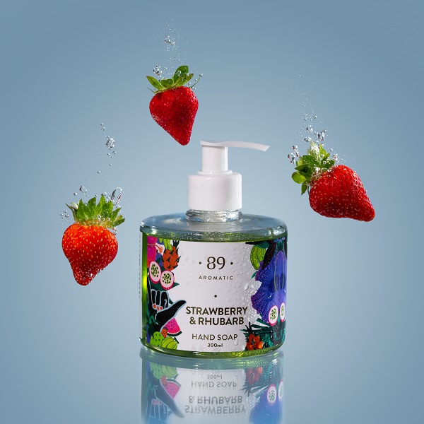 Rankų muilas "Strawberry&Rhubarb" 300ml Aromatic 89