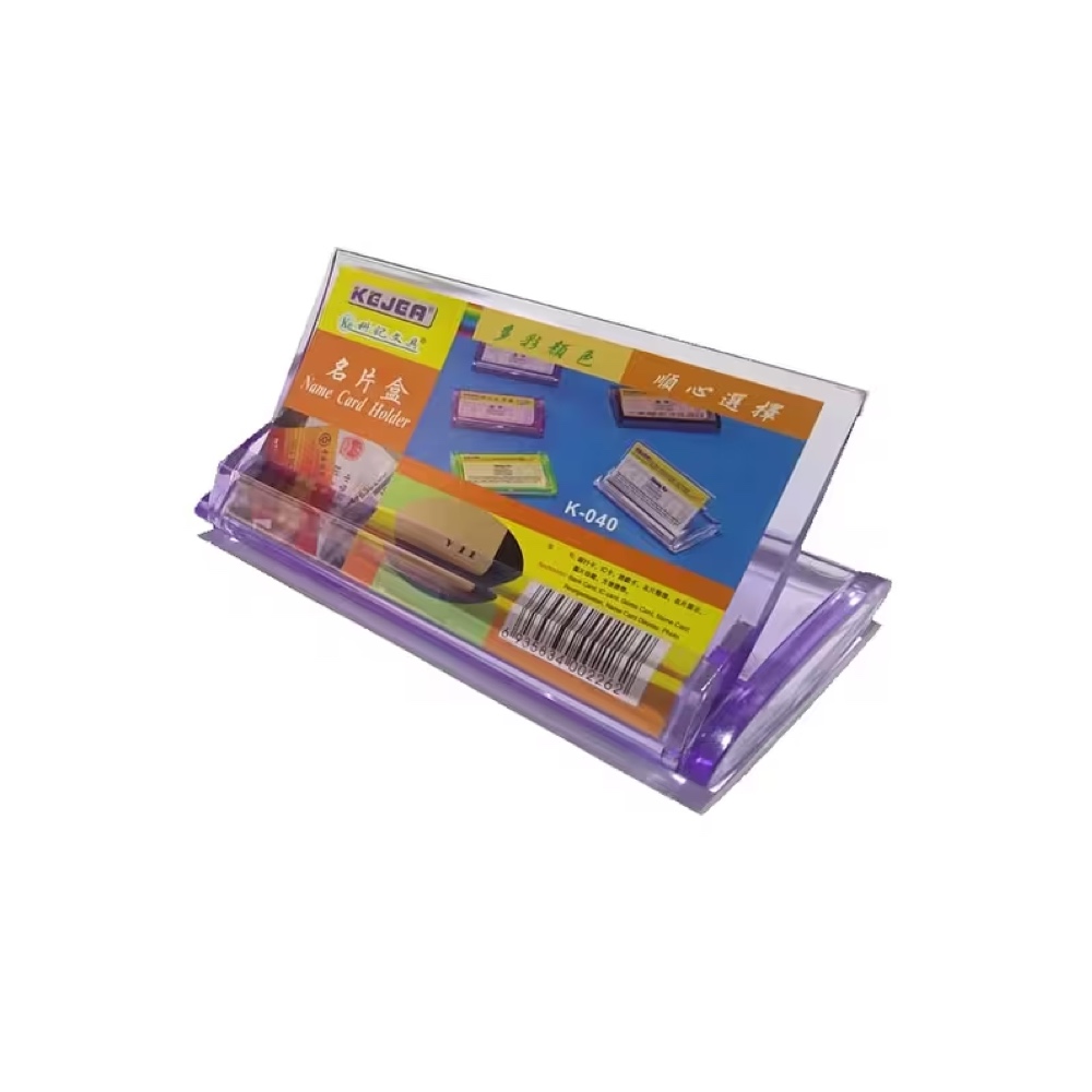 Vizitinių kortelių stovelis skaidrus Kejea K-040