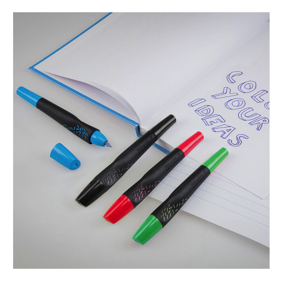 Rašiklis kapsulinis Breeze žalias/juodas Schneider 188804 - Image 2