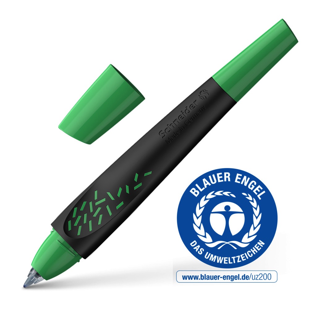 Rašiklis kapsulinis Breeze žalias/juodas Schneider 188804