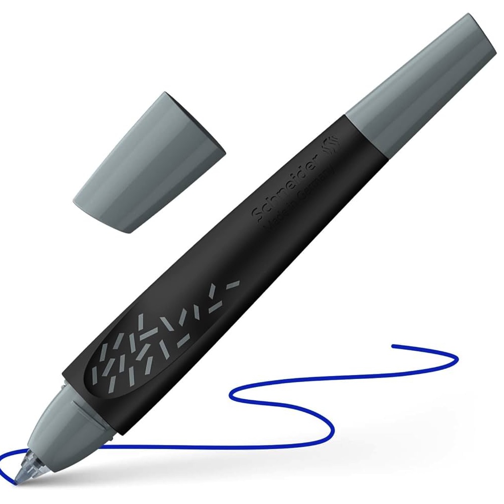 Rašiklis kapsulinis Breeze pilkas/juodas Schneider 188812